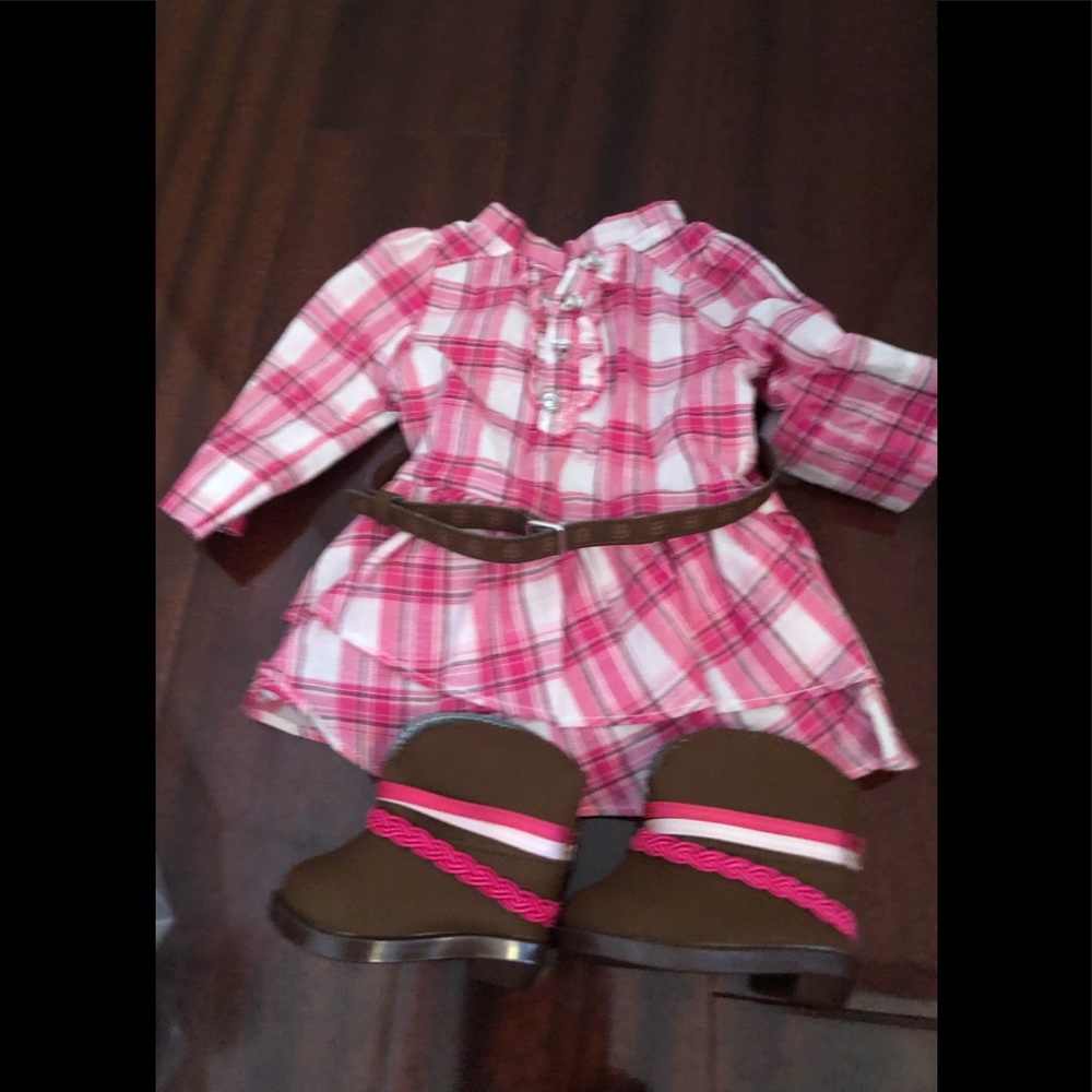 American Girl Cowgirl Dress Outfit